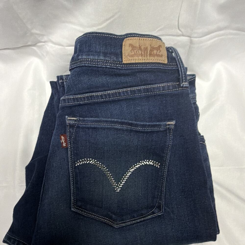 Levi’s 512 Perfectly Slimming Skinny Jeans Women’s 29x32 Dark Wash Blue Denim